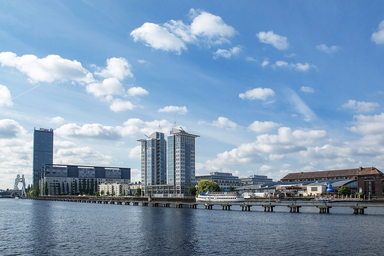 Berlin Treptow - Blick auf Spree